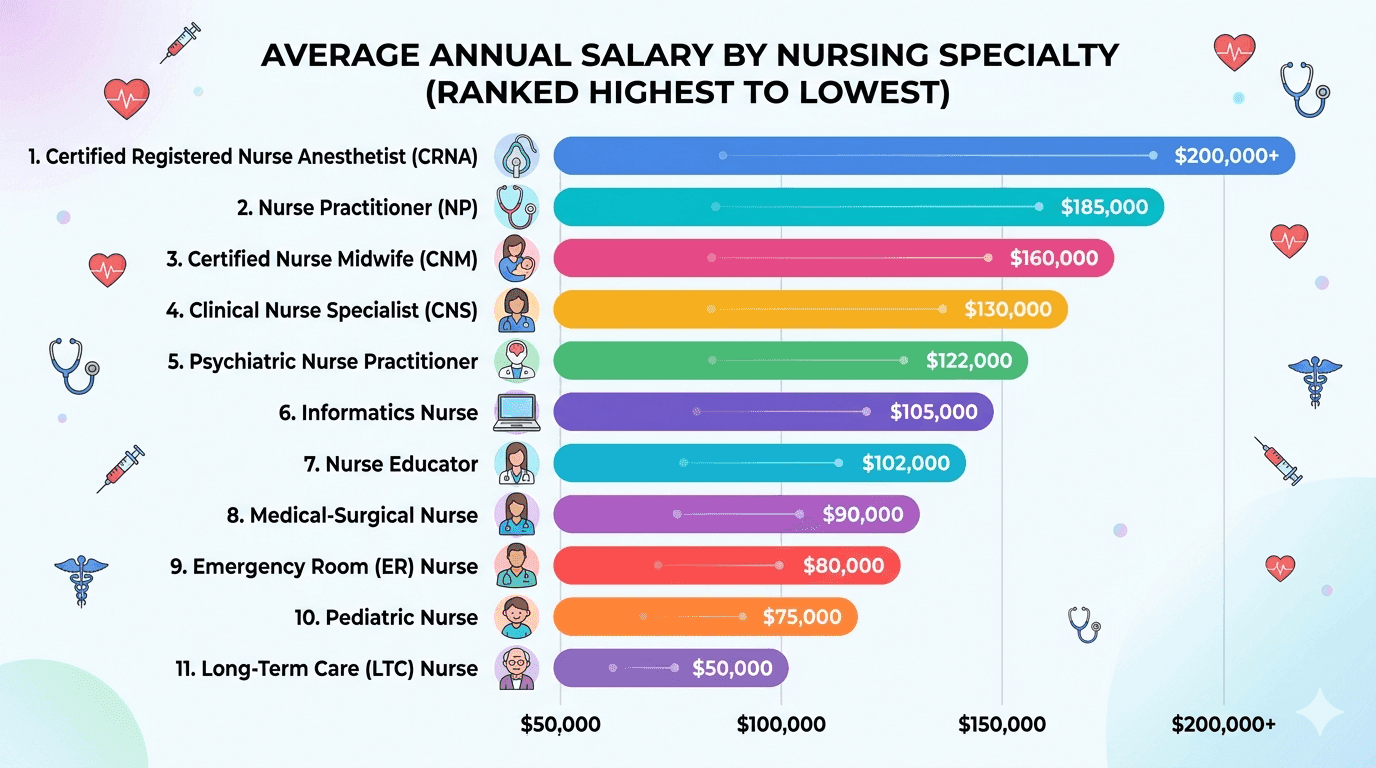 NICU nurse salary by state 2026 showing neonatal intensive care unit pay